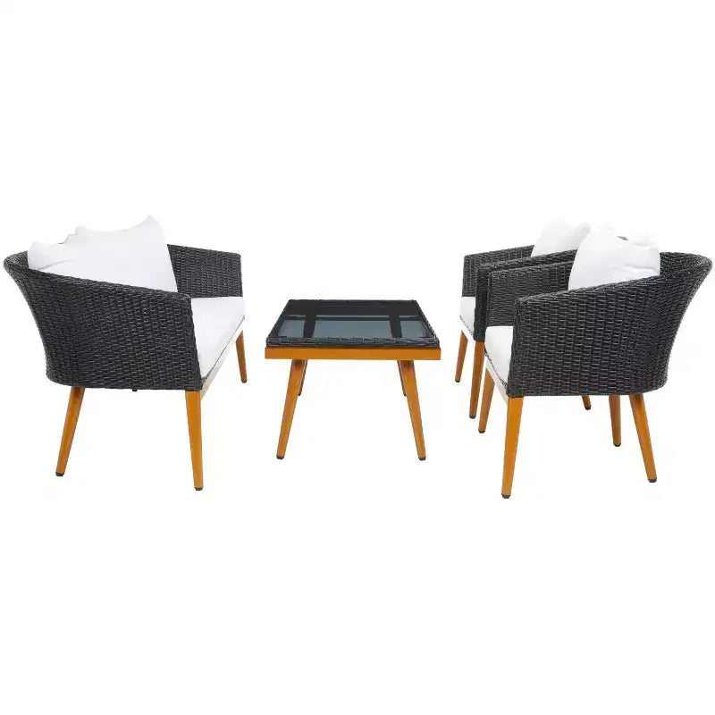 Malsor 4 Piece Living Set - Indoor/Outdoor - PAT7529 - Safavieh