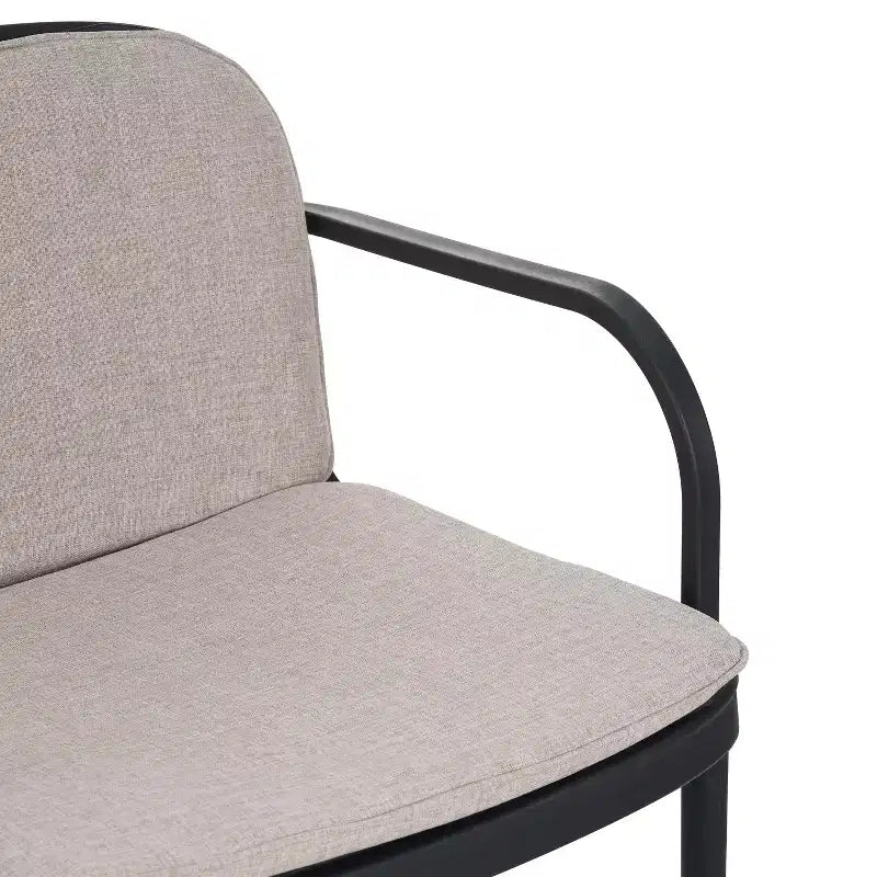 Christopher Knight Home Gunda Outdoor Modern 3 Pieces Polypropylene Upholstered Loveseat and Chair Set
