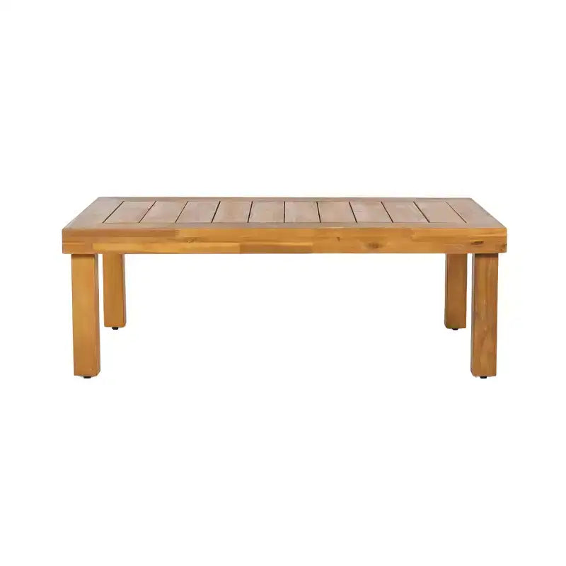 Christopher Knight Home Nolan Outdoor Shutter-styled Paneling Acacia Wood Seating Set with Cushions