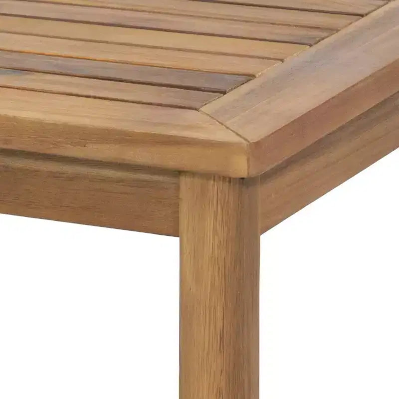 Christopher Knight Home Samwell Outdoor Acacia Wood 4 Seater Chat Set with Water Resistant Cushions