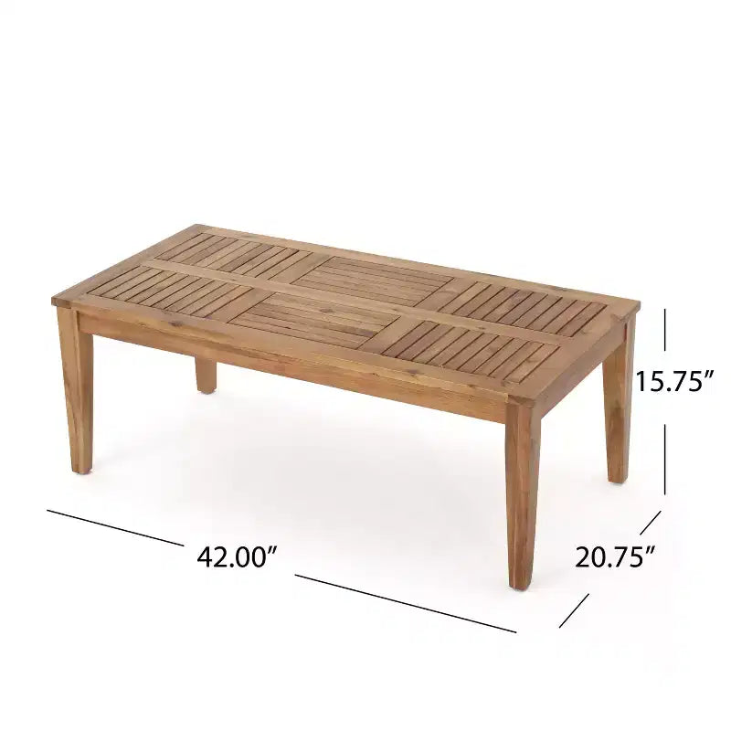Christopher Knight Home Hampton Outdoor Acacia Wood and Wicker 10 Seater Sofa and Loveseat Chat Set