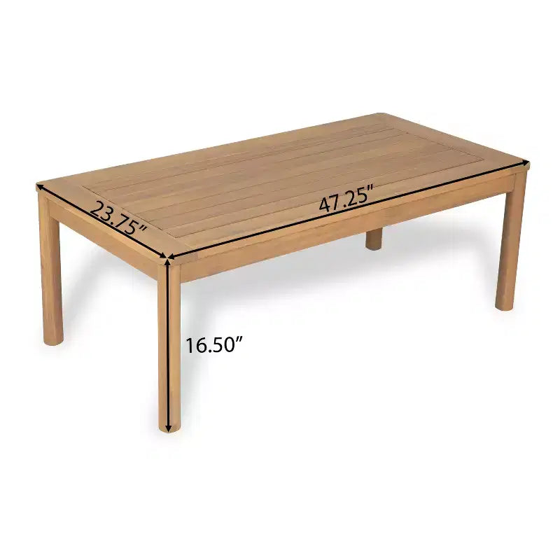 Christopher Knight Home Jacinda 5 Piece Ourdoor Rustic Upholstered Seating Set with Slat Design