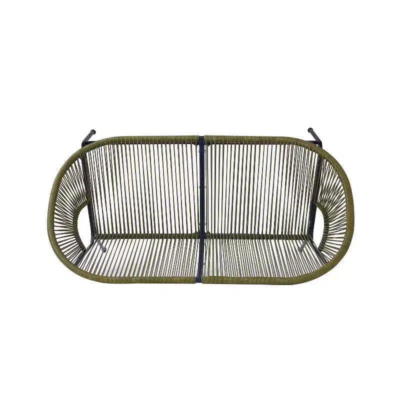 Christopher Knight Home Paoha Outdoor 3 Piece Woven Chat Set with Iron Frame (Table Not Included)