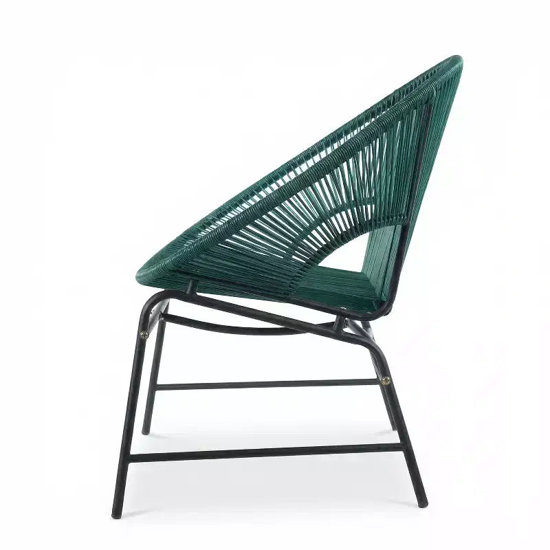 Christopher Knight Home Paoha Outdoor 3 Piece Woven Chat Set with Iron Frame (Table Not Included)