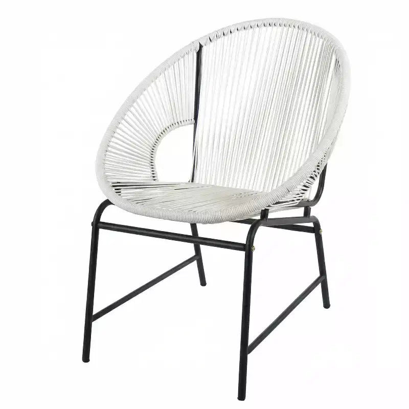 Christopher Knight Home Paoha Outdoor 3 Piece Woven Chat Set with Iron Frame (Table Not Included)