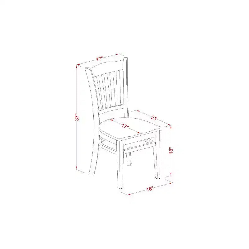 HomeStock Round Kitchen Table & Chair Set Linen White Modern Style SHGR5-WHI-W
