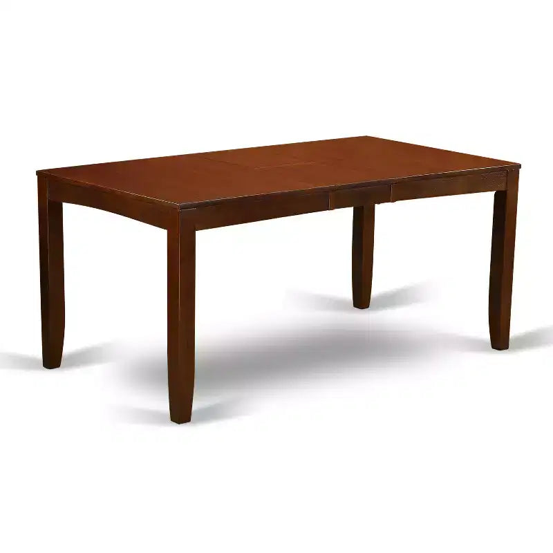 HomeStock Belmont Dining Table Set - With A 12In Leaf Table And Dinette Chairs, Espresso