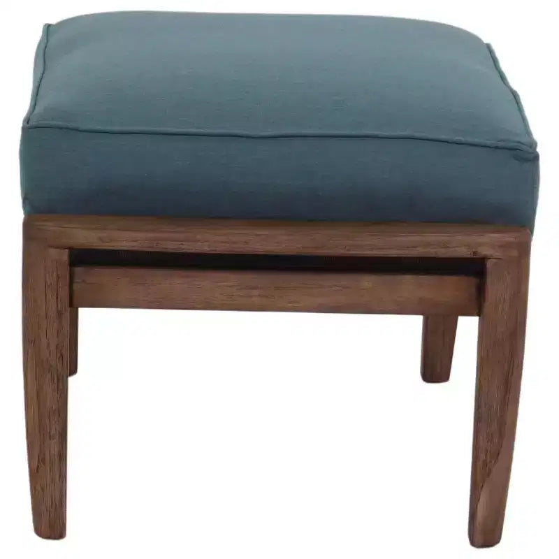 Courtyard Casual Avalon FSC Teak 2 pc Club Chair and Ottoman Set