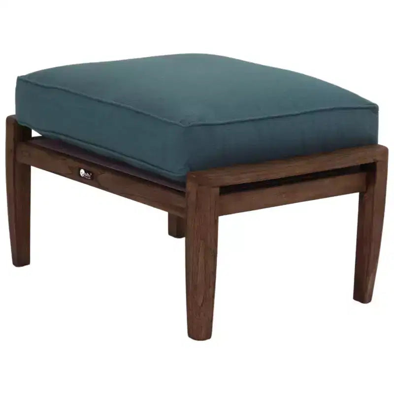 Courtyard Casual Avalon FSC Teak 2 pc Club Chair and Ottoman Set