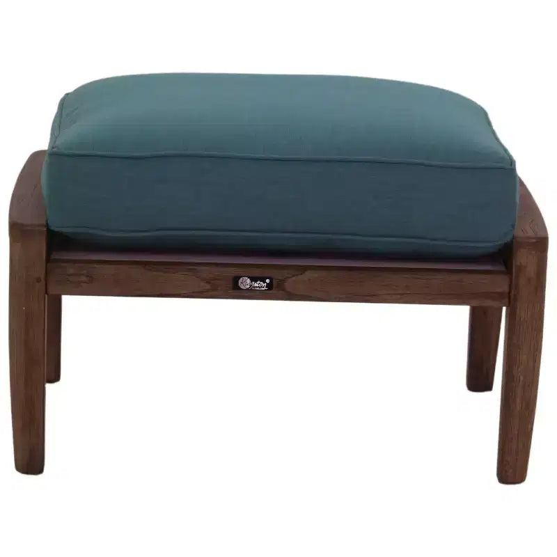 Courtyard Casual Avalon FSC Teak 2 pc Club Chair and Ottoman Set