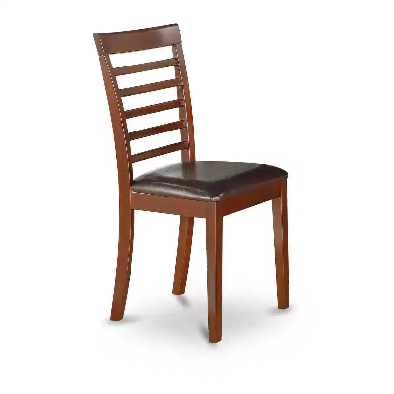 Chic 7 Piece Dinette Set - Rectangle Table w/ Leaf & 6 Dining Chairs - 32x60 Inch