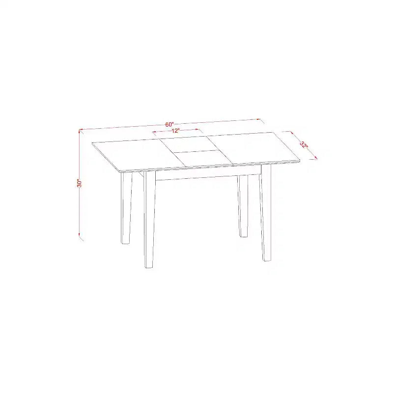 Small Kitchen Dining Table Set with Chairs - Modern Bistro Table & Seat Set for Home