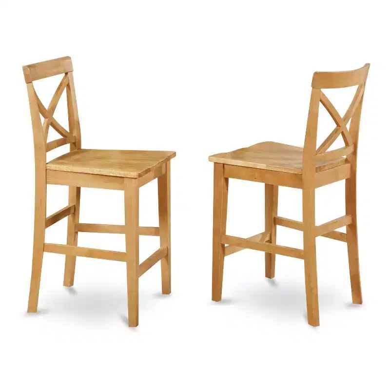 Counter Height Dining Set - Pub Table & Bar Stools - Modern Wood Dining Room Furniture