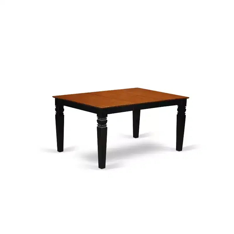 Rustic Ranch Dining Set - Kitchen Table & Chairs - 7 Piece Wood Set