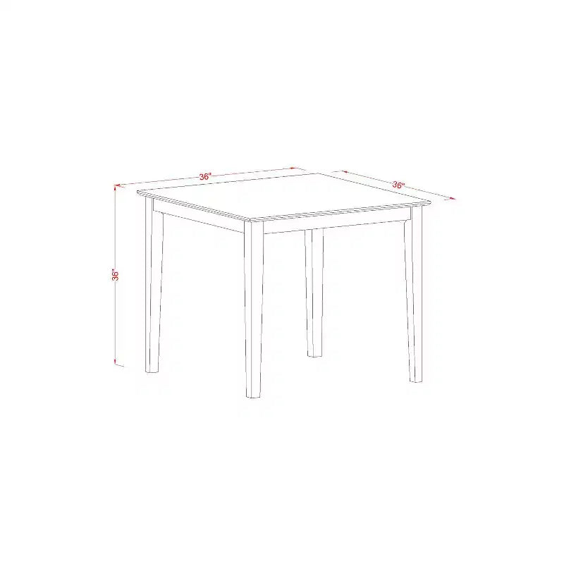 Counter Height Table Set - 3 Piece Vintage Pub Dining Set with Stools