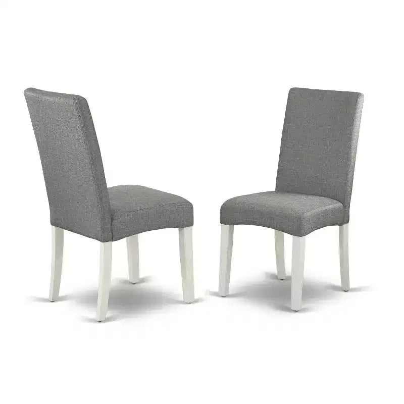 Dinette Set 7Pc Oval Table w/ Leaf & 6 Chairs - Cottage Style Kitchen Table Set