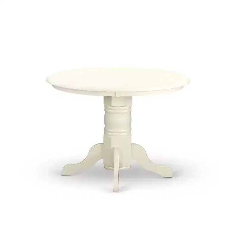 3 Piece Dinette Set - Round Kitchen Table & 2 Dining Chairs - Small Space Design