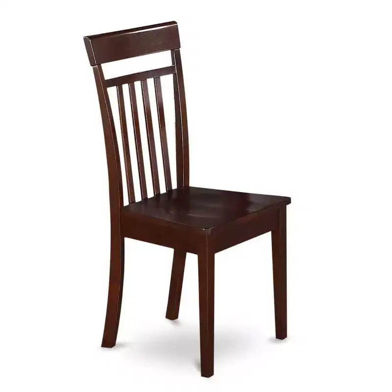 Asian Dining Room Set - 6 Piece Table & Chair Set - Solid Wood Kitchen Table with Bench