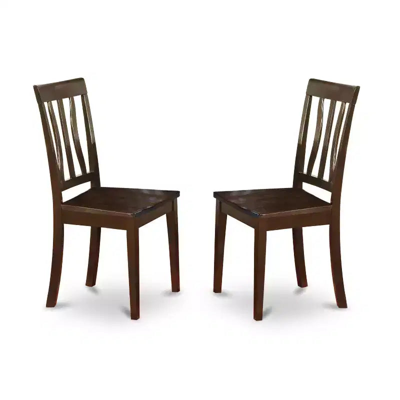 Round Kitchen Dinette Set - 42 Inch Table & 4 Chairs - Modern Dining Room Set