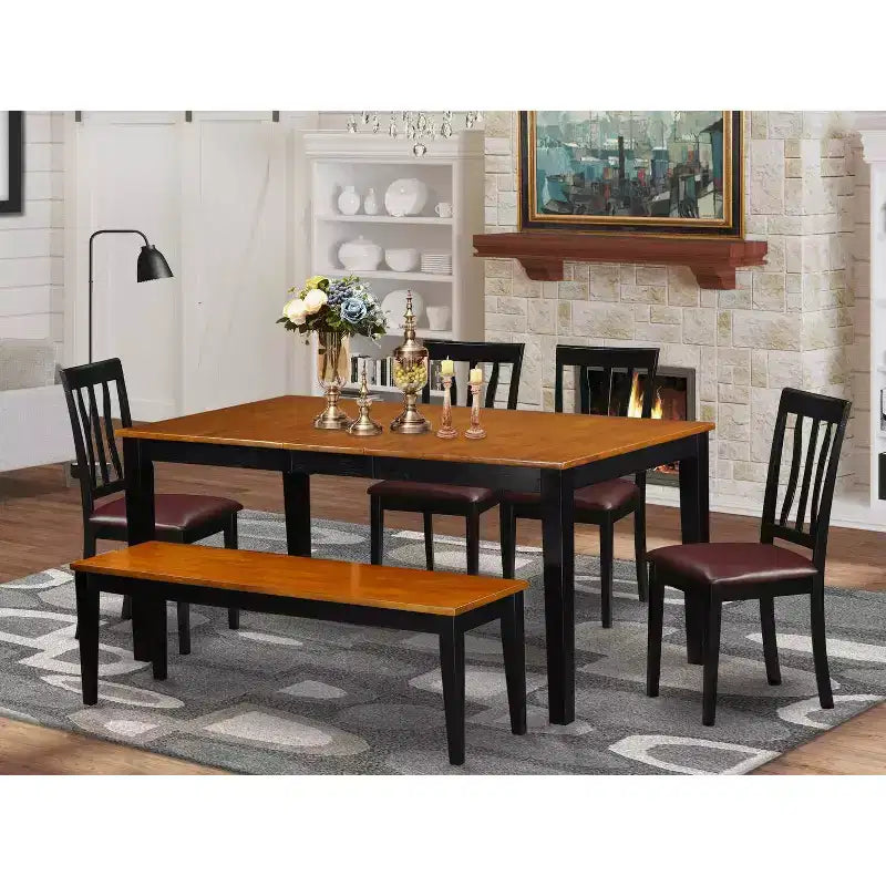Island Interiors Dining Set - Table & Chairs for Home, Kitchen, Restaurant