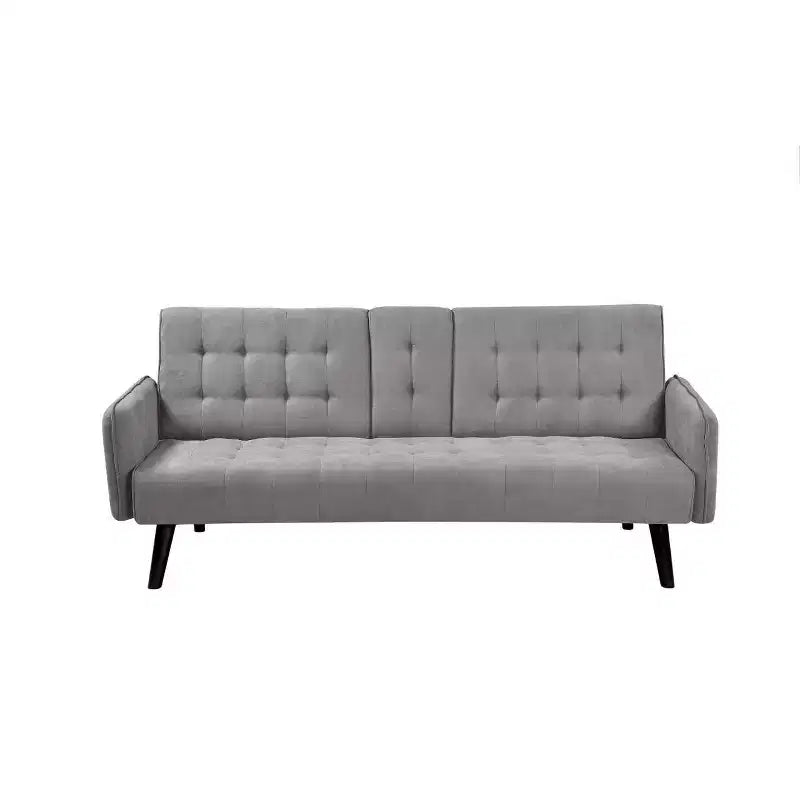 Homy Casa Convertible Sleeper Sofa Bed with Cup Holder & Drop-Down Table,for Living Room