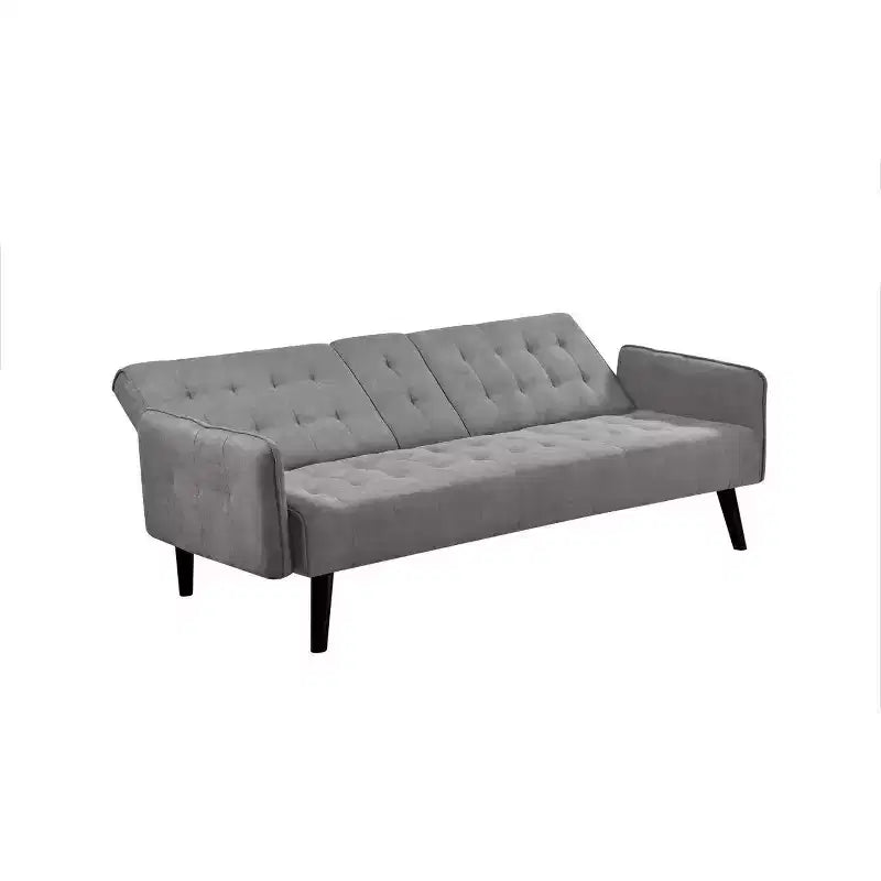Homy Casa Convertible Sleeper Sofa Bed with Cup Holder & Drop-Down Table,for Living Room