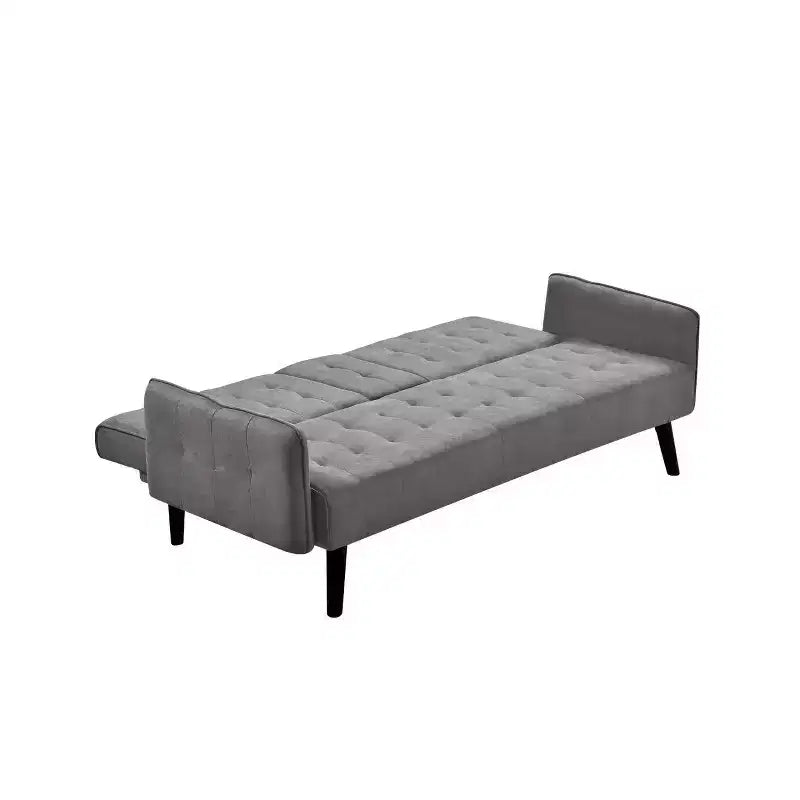 Homy Casa Convertible Sleeper Sofa Bed with Cup Holder & Drop-Down Table,for Living Room