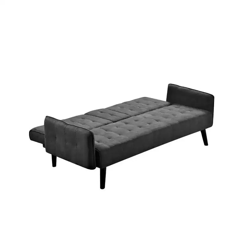 Homy Casa Convertible Sleeper Sofa Bed with Cup Holder & Drop-Down Table,for Living Room