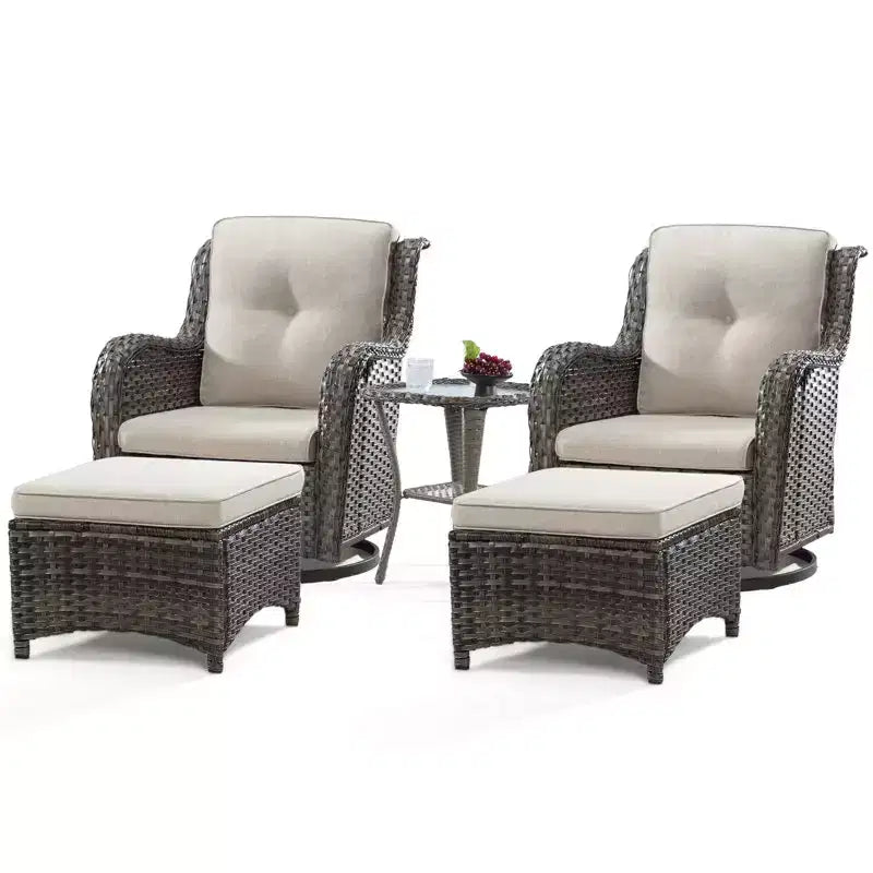 UPTIOT Osage 5-Piece Seating Group with Cushions