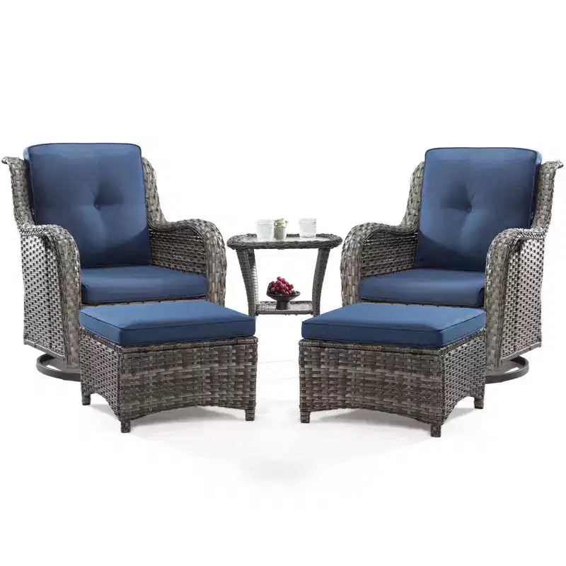 UPTIOT Osage 5-Piece Seating Group with Cushions