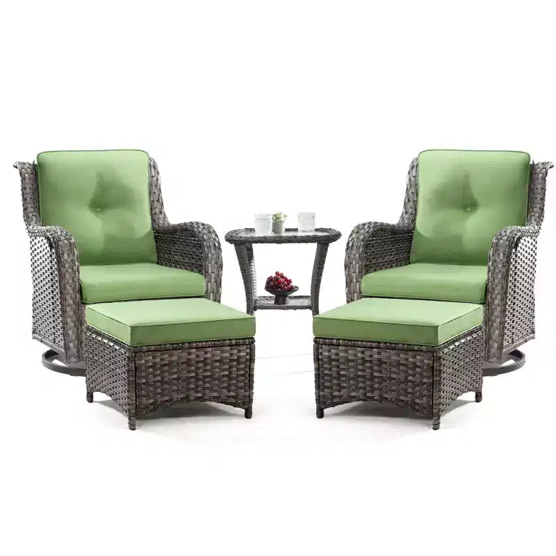 UPTIOT Osage 5-Piece Seating Group with Cushions
