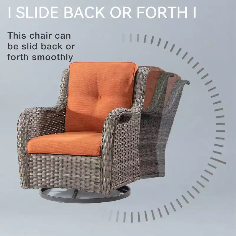 UPTIOT Osage 5-Piece Seating Group with Cushions