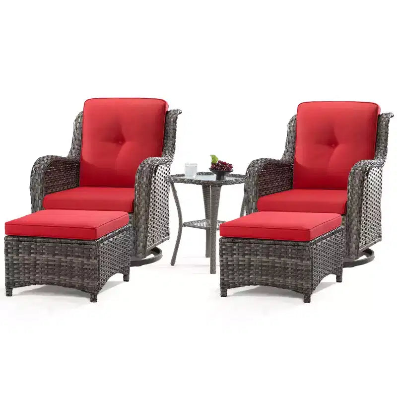 UPTIOT Osage 5-Piece Seating Group with Cushions