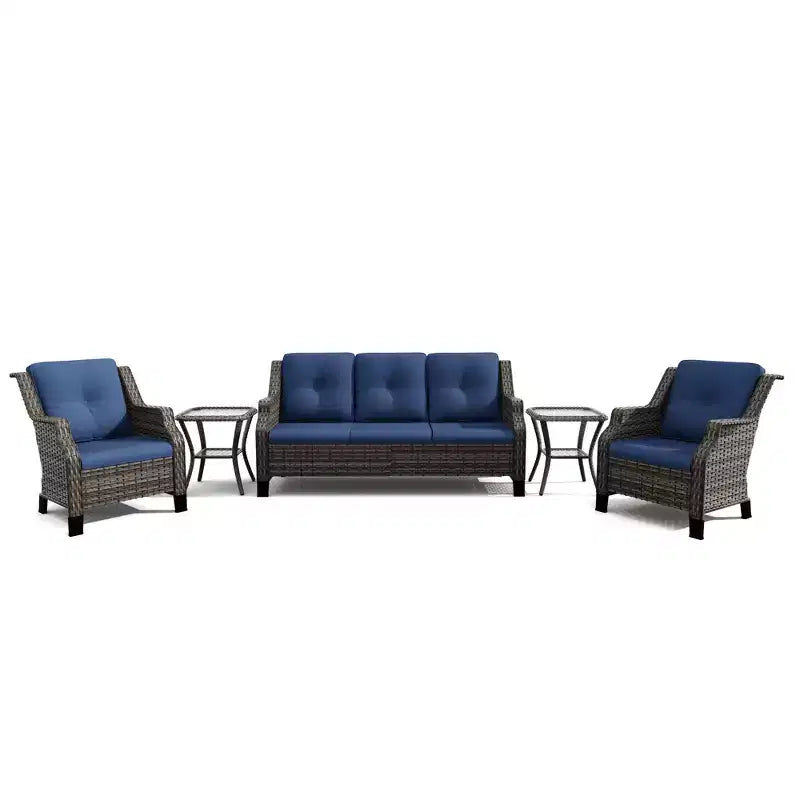 UPTIOT All-Weather Outdoor Set with Ergonomic Seating & Water-Repellent Design