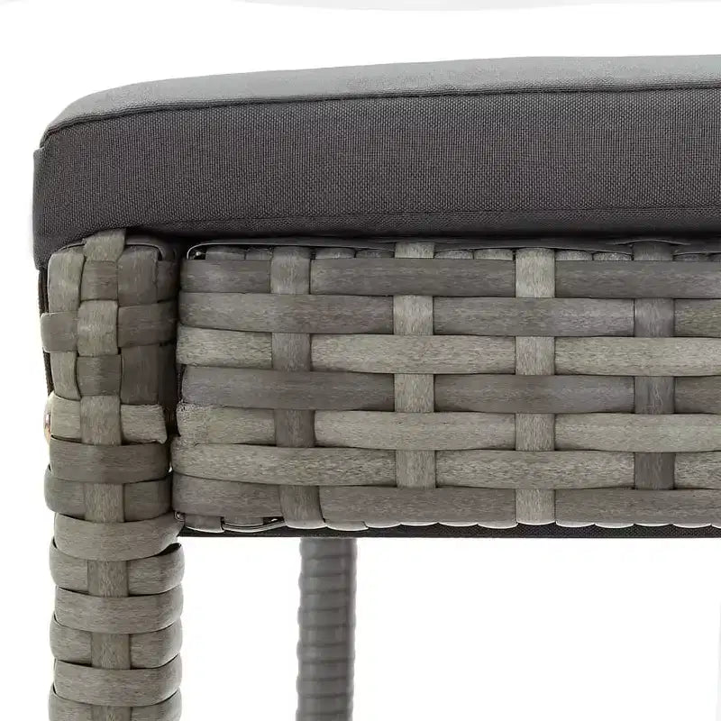 vidaXL Patio Bar Set - Solid Wood & Poly Rattan in Various Colors
