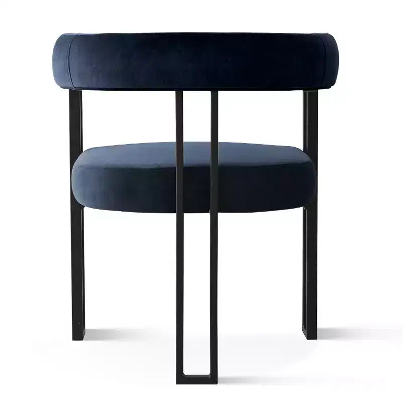 47-83 Extendable Dining Table Set for 4, Black Table and 4 Upholstered Velvet Dining Chairs with Metal Legs, Modern Style-Panipeachy