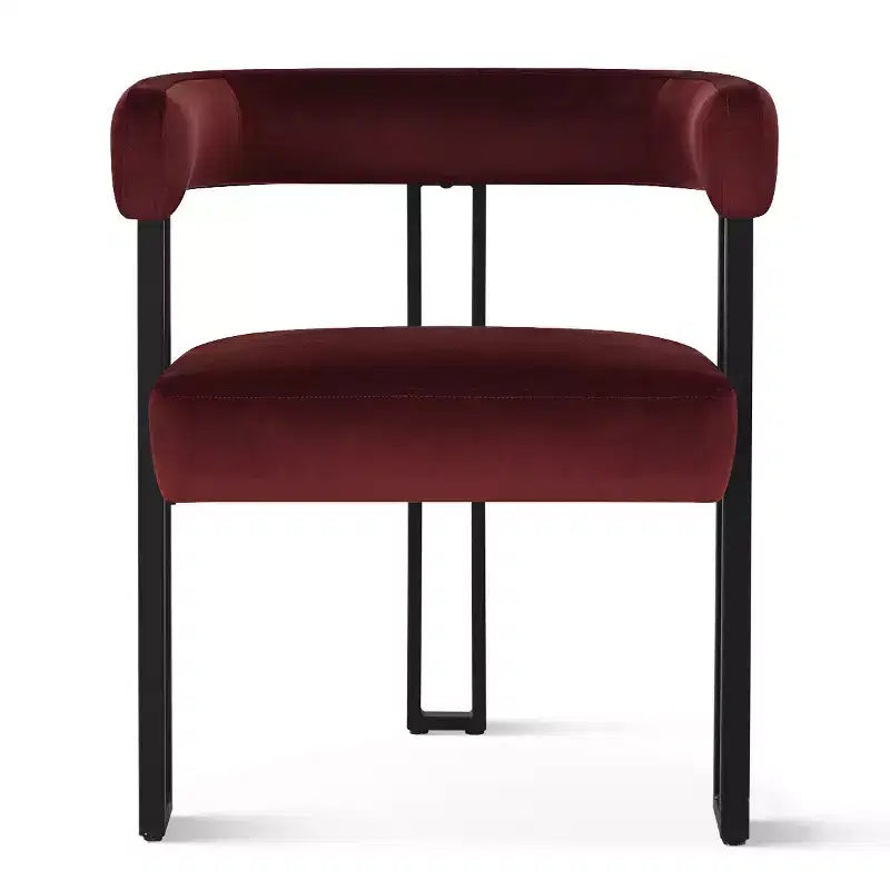47-83 Extendable Dining Table Set for 4, Black Table and 4 Upholstered Velvet Dining Chairs with Metal Legs, Modern Style-Panipeachy