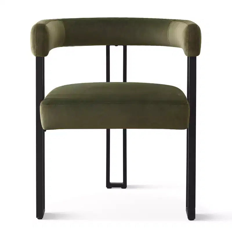 47-83 Extendable Dining Table Set for 4, Black Table and 4 Upholstered Velvet Dining Chairs with Metal Legs, Modern Style-Panipeachy