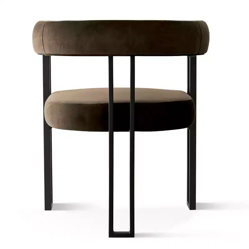 47-83 Extendable Dining Table Set for 4, Black Table and 4 Upholstered Velvet Dining Chairs with Metal Legs, Modern Style-Panipeachy