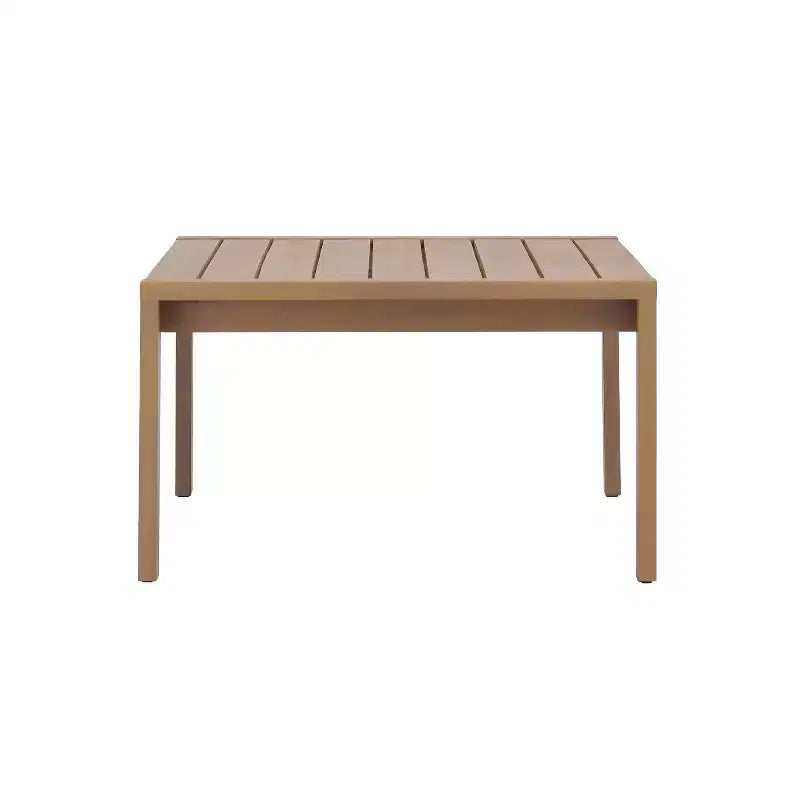Christopher Knight Home Febi Modern 4 Piece Acacia Patio Seating Set with Cushion and Slatted Table