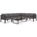 vidaXL Garden Lounge Set Anthracite