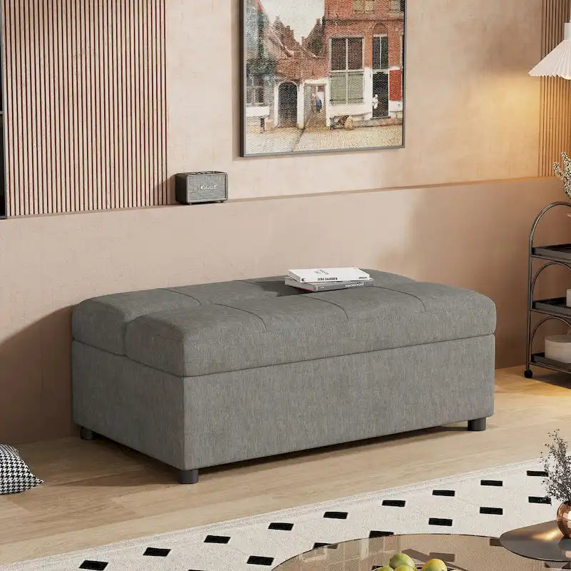 Lit ottoman pliant polyvalent pour un hébergement confortable