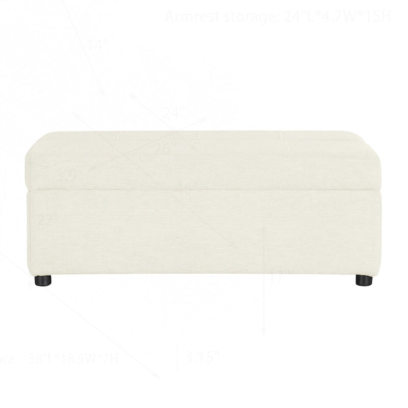Lit ottoman pliant polyvalent pour un hébergement confortable
