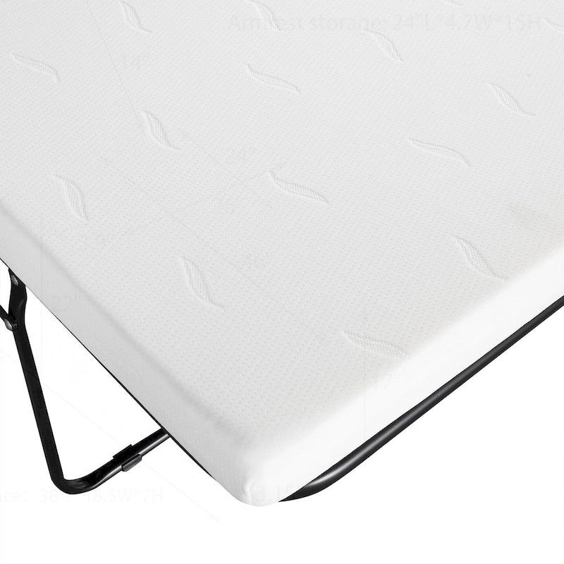 Lit ottoman pliant polyvalent pour un hébergement confortable