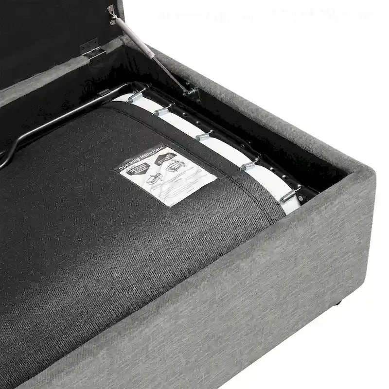 Lit ottoman pliant polyvalent pour un hébergement confortable