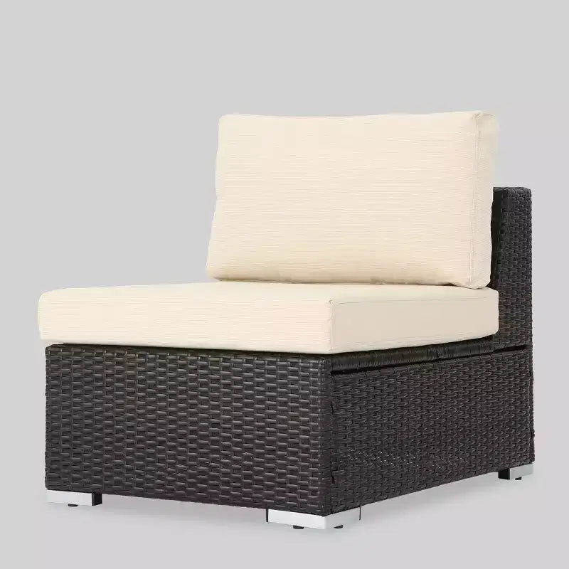 Santa Rosa 9pc All-Weather Wicker Patio Chat Set - Christopher Knight Home