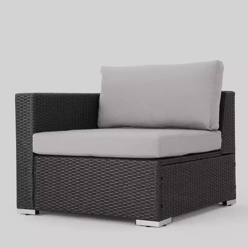Santa Rosa 9pc All-Weather Wicker Patio Chat Set - Christopher Knight Home