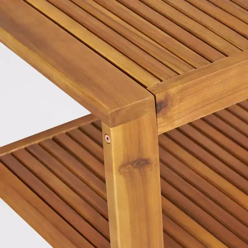Grenada 2pc Acacia Wood Patio Chat Set - Christopher Knight Home
