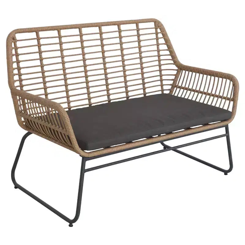 Northlight 4-Piece Kingstown Rattan Outdoor Patio Conversation Set with Cushions