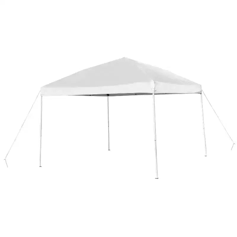 Flash Furniture Portable Tailgate/Event Tent Set - 10'x10' Pop Up Canopy Tent, 6-Foot Bi-Fold Table, Set of 4 Folding Chairs